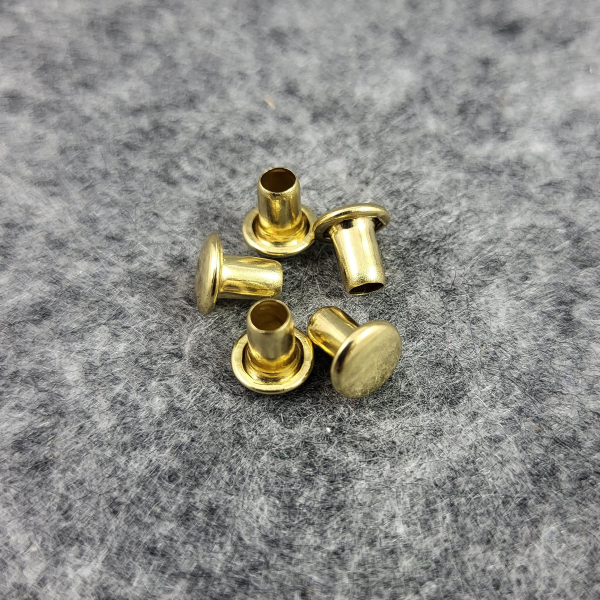 Заклепки 3/6" 7х3.8х5.5 мм золото (100 шт)